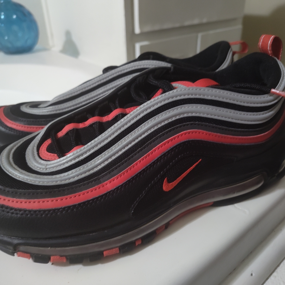 Nike Air Max 97 Black and Red Sneakers